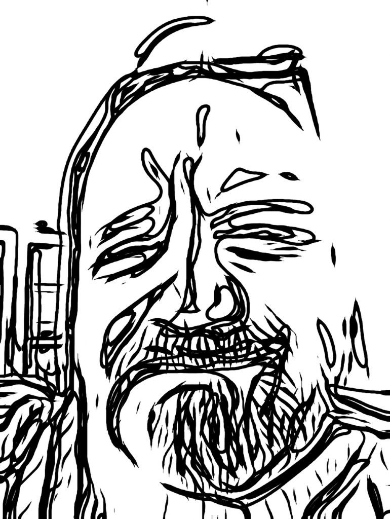 Gregor Stefan Heuwangl 6.2022 Illustratives Porträtbild von Gregor Stefan Heuwangl 6.2022