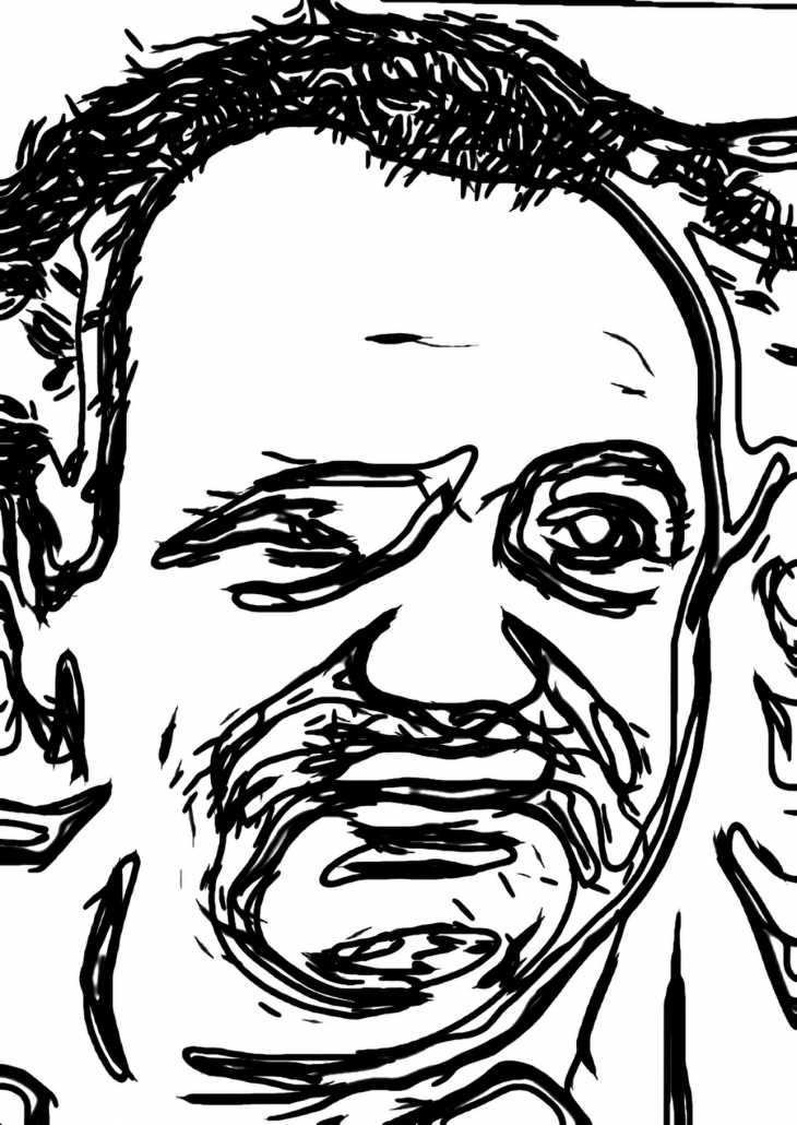 Gabriel Laub Illustration nach einem Foto von Gabriel Laub 11.2025